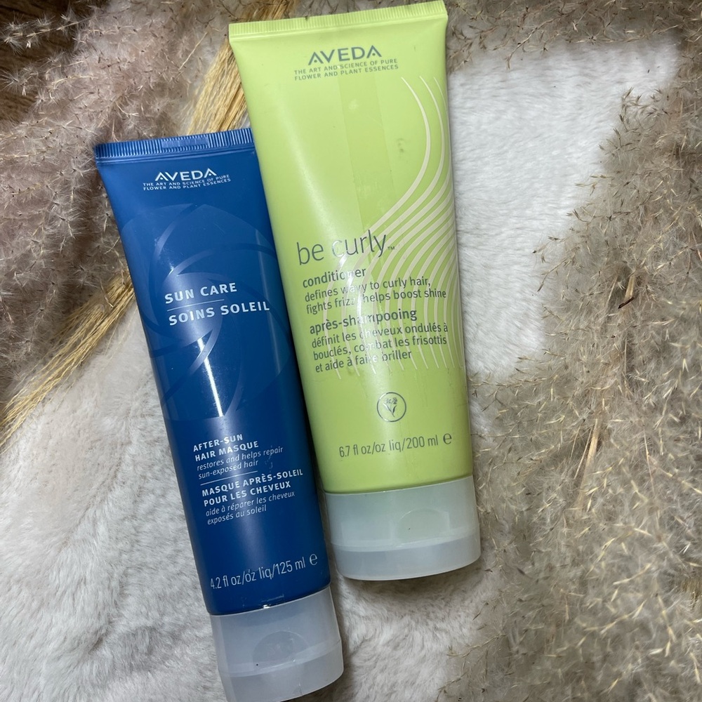 Conditioner and After sun hair mask
